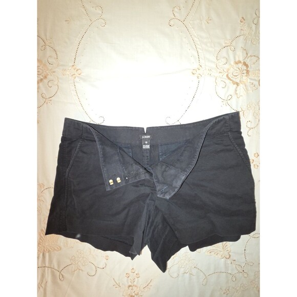 WOMENS J. CREW BLACK SHORTS SZ 10 - Picture 4 of 4